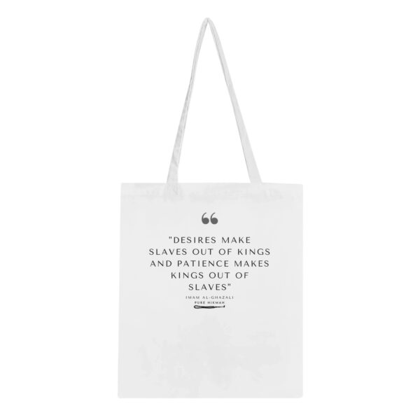 Imam Al-ghazali 3C Classic Tote Bag White